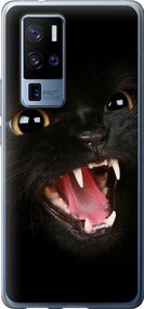 Чехол на Vivo X50 Pro Plus Чёрная кошка "932u-2056-17620"