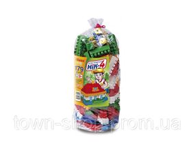 Детский конструктор НИК-4 70910, 179 больших деталей