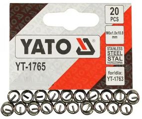Набір вставки спіральні ремонту різьби М6х1,0х10,8 20шт YATO YT-1765