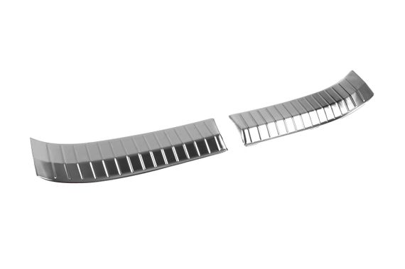 Накладка на задний бампер из нержавеющей стали Carmos (матовая) для Renault Duster 2024- гг | Зображення 2