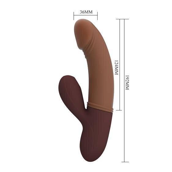 Вібратор - Pretty Love Kane Vibrator Brown Sex Aura | Зображення 2