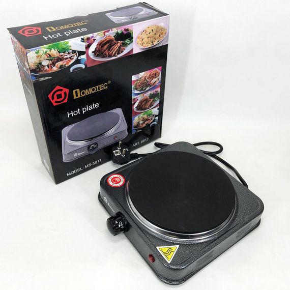 Портативная переносная плита DOMOTEC MS-5811 1500 Вт, Дисковая плита для дома, XV-655 Комфорочная электроплита | Зображення 5