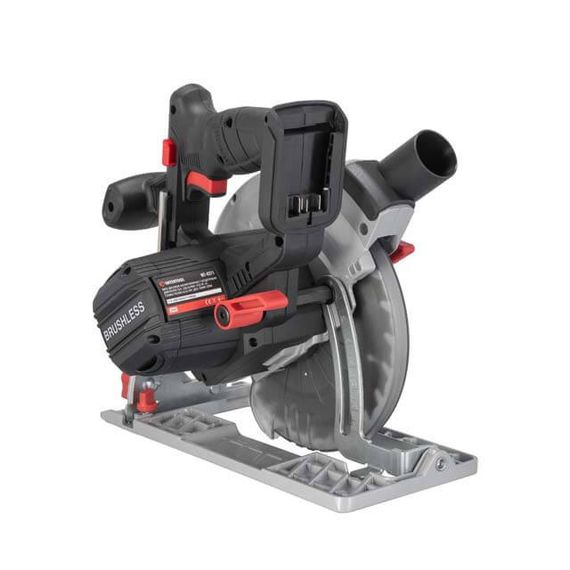 Пила дискова акумуляторна з безщітковим двигуном 20 В, 4500 об./хв, кут 90°/45°, глибина розпилювання 62/451 | Зображення 9