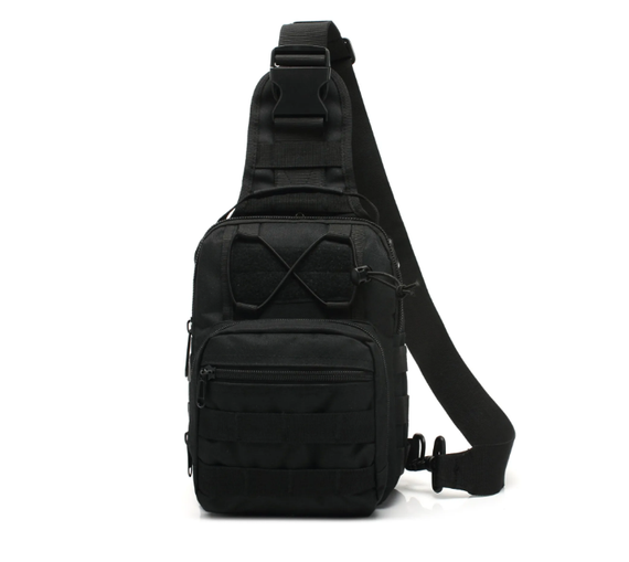 Тактична нагрудна сумка Primo Sling однолямкова через плече - Black | Зображення 5