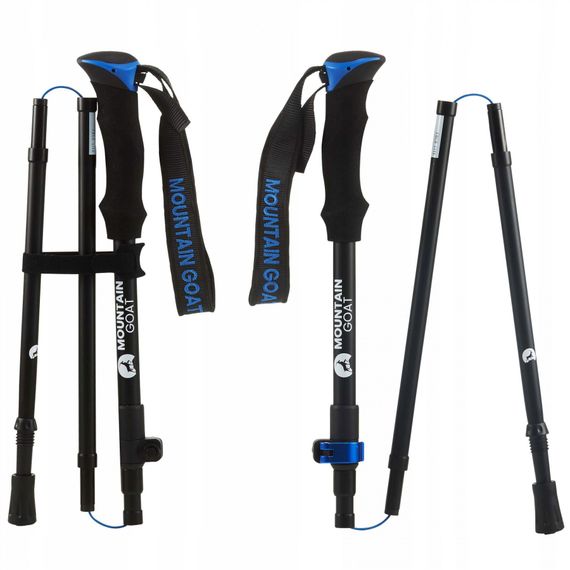 Трекінгові палиці Mountain Goat Pro+ 43-130 см MG0007 Black/Blue (P-5907739318244) | Зображення 3