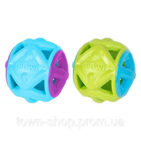 Игрушка для собак Мяч GiGwi Basic, голубой, резина, 9 см