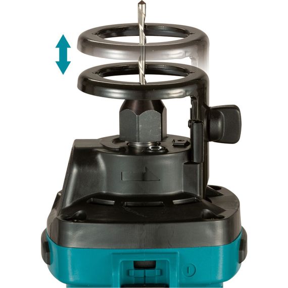 Фрезер акумуляторний для гіпсокартону Makita DCO181Z (3/3.18/6/6.35 мм, 32000 хв-1, BL, AWS, LXT, без акумуляторів та зарядного пристрою) | Зображення 6