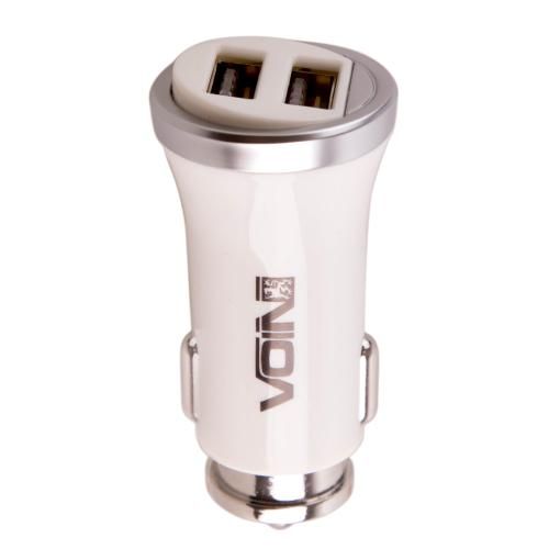 Автомобільний зарядний пристрій VOIN C-2411W 2USB (12 / 24V - 5V 2,4A) | Зображення 1