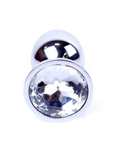 Анальна пробка - Jewellery Silver Plug - Clear | Зображення 1