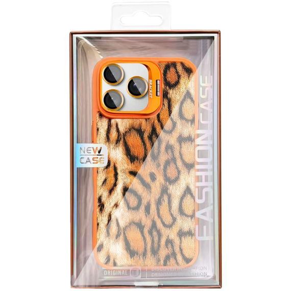Чохол TPU+PC Wild Leopard with MagSafe and Lens для Apple iPhone 16 Pro (6.3") Orange | Зображення 1
