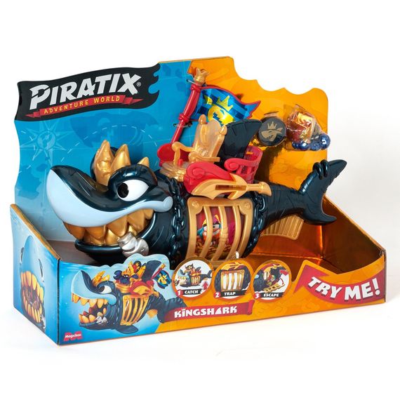 Детский игровой набор с фигурками "Королевская черная акула" PIRATIX PPXSP112IN11 | Зображення 1