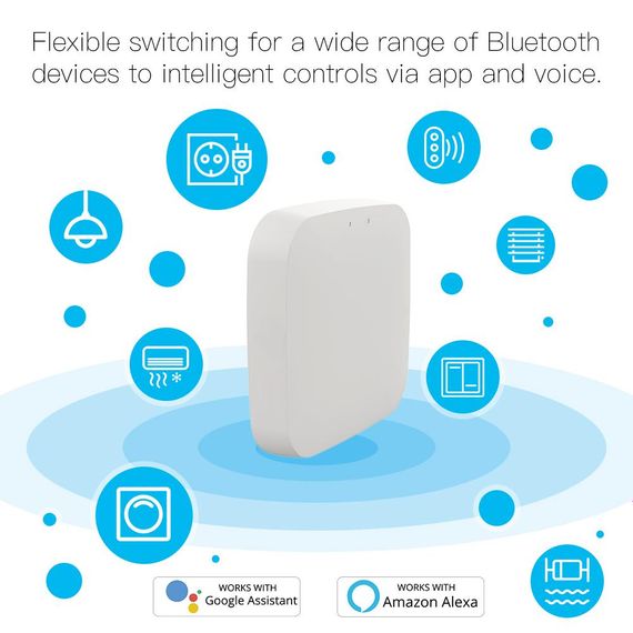 Moes Bluetooth-шлюз Умный WiFi-концентратор Умный дом Bluetooth MESH (SIG) Шлюз Низкое энергопотребление | Зображення 5