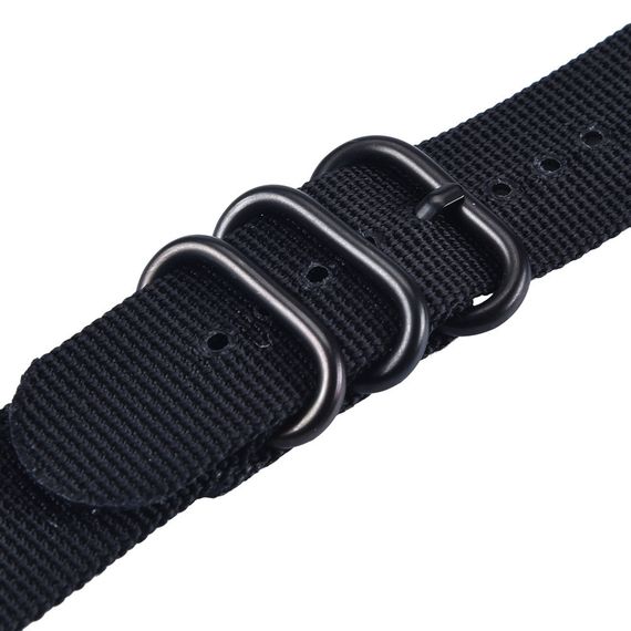 Нейлоновий ремінець Primolux Traveller для годинника Apple Watch 42mm / 44mm / 45mm - Black | Зображення 4