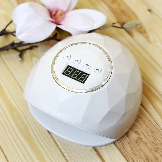 Лампа для манікюру та педикюру UVLED SUN F6 86 Вт для сушіння гель лаку Біла | Зображення 3