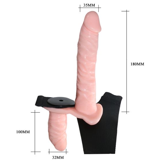 Страпон - Ultra Vibrating Doble-Heads Strap On | Зображення 4