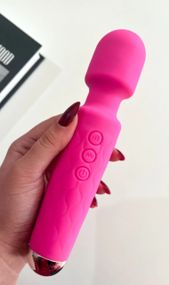 Мікрофон вібратор "Wireless Wand Massager", 20 режимів, рожевий Sex Aura