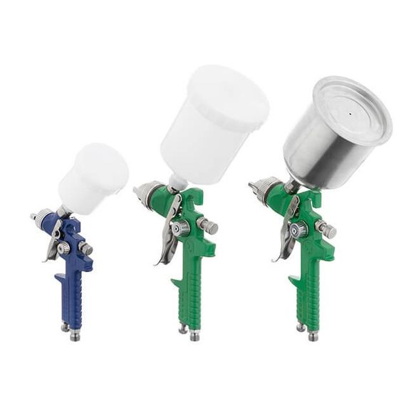 Набір 3 фарбопульта HVLP: 0,8 мм, 1,3 мм, 1,7 мм INTERTOOL PT-1505 | Зображення 4