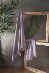 Набір рушників First Choice Jacquard Peshtery Set 2 шт, Kaia Фіолетовий