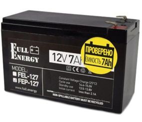 Full Energy FEP-127 7А•ч 12В Свинцево-кислотна акумуляторна батарея