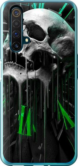 Чехол на Realme X50 Череп-часы "4100u-1894-17620"