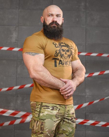 Тактична вологовідвідна футболка SABUR танкіст койот НП5191 | Зображення 1