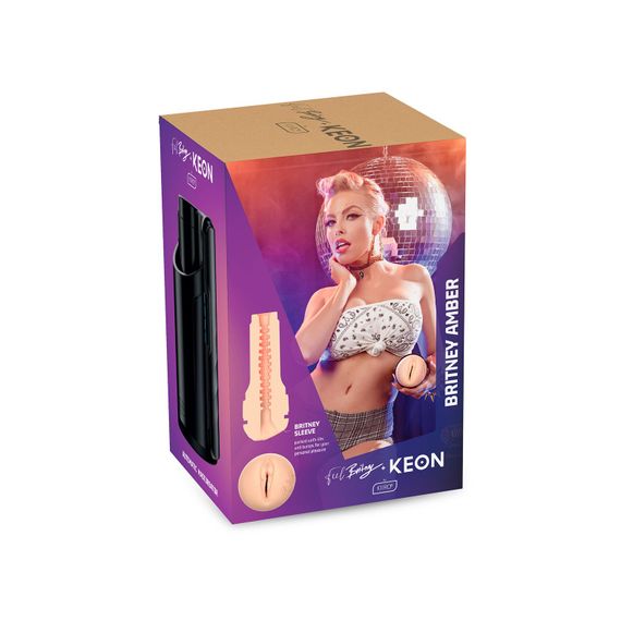 Інтерактивна секс-машина для чоловіків Kiiroo Keon Kombo Set з мастурбатором Feel Britney | Зображення 1