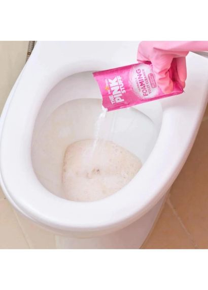 Порошок для чищення унітазу The Pink Stuff The Miracle Foaming Toilet Cleaner 3x100 г | Зображення 2