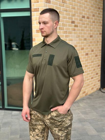 Поло олива cool max military | Зображення 4