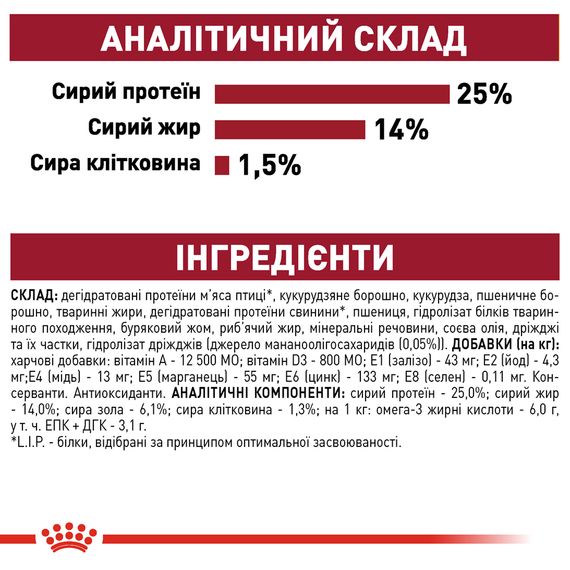 Сухий корм Royal Canin Medium Adult для дорослих собак середніх порід старше 12 місяців. 4 кг | Зображення 2