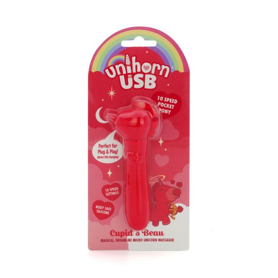 Вибратор-единорожка Unihorn USB Bullet - Cupid's Beau, вибропуля, USB зарядка sexstyle | Зображення 5