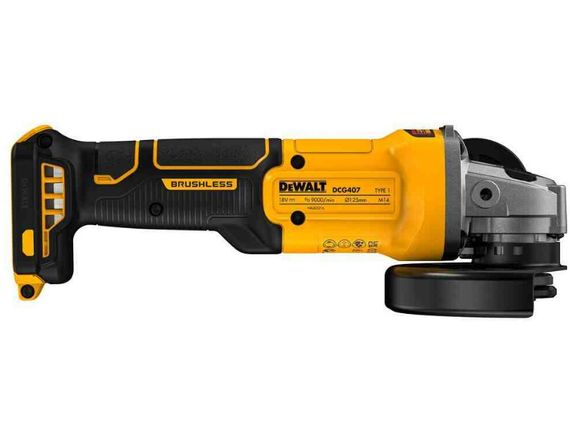 Шліфмашина кутова-болгарка DeWALT акумуляторна безщіткова без АКБ та ЗП DCG407N | Зображення 5