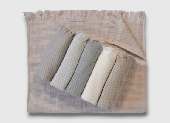 Набір кухонних рушників Pupilla 40х60 см Bernini 6 шт. з бахромою | Зображення 2