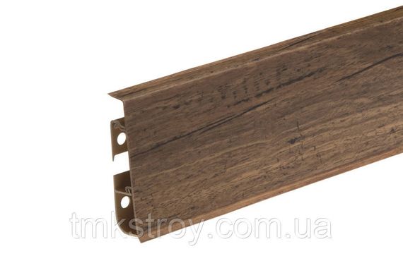 Плинтус CEZAR Hi Line Prestige 75x22x2500mm M287 Орех Блюз