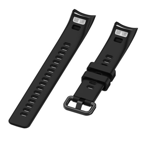 Силиконовый ремешок Primo для фитнес-браслета Huawei Honor Band 4 / 5 - Black | Зображення 3