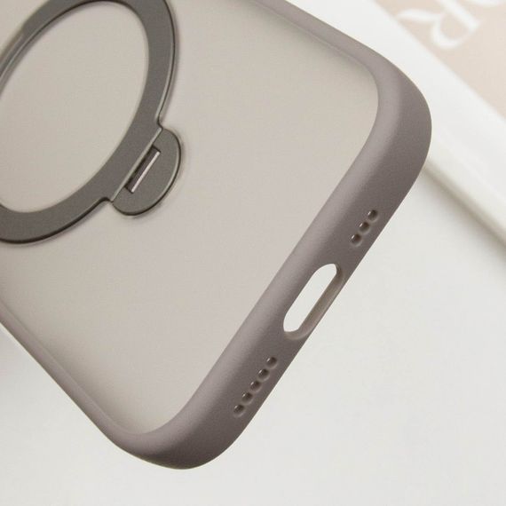 TPU+PC чохол Metal Buttons with MagSafe Colorful HQ Ring для Apple iPhone 15 Pro Max (6.7") | Зображення 4