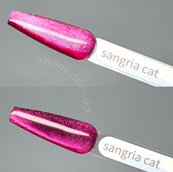 Гель-лак котяче око Gelix Cat Eye Sangria 8мл
