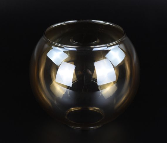 Плафон патрон E27 088-am 9х11х13 см прозоро-бурштиновий | Зображення 3