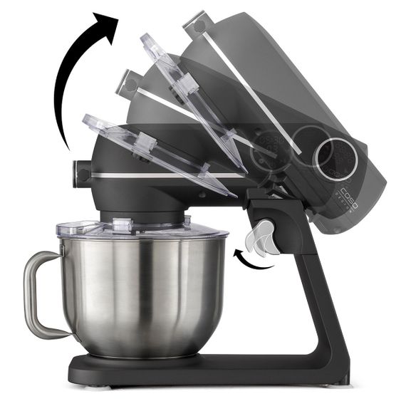 Кухонний комбайн тістоміс CASO KM 1800 Black-E 1800W | Зображення 5