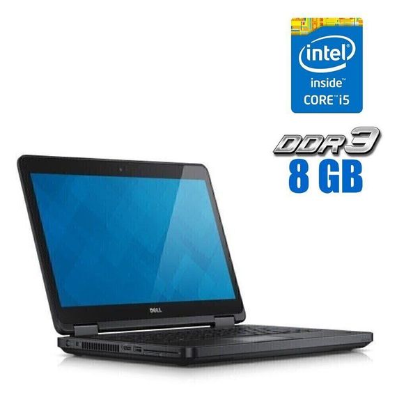 Ноутбук Dell Latitude E5440 / 14" (1366x768) TN / Intel Core i5-4200U (2 (4) ядра по 1.6 - 2.6 GHz) / 8 GB DDR3 / 512 GB SSD / Intel HD Graphics 4400 / WebCam б/у