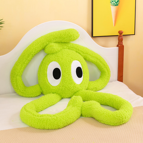 М'яка іграшка-подушка "Octopus" восьминіг Зелений, 200 см | Зображення 3