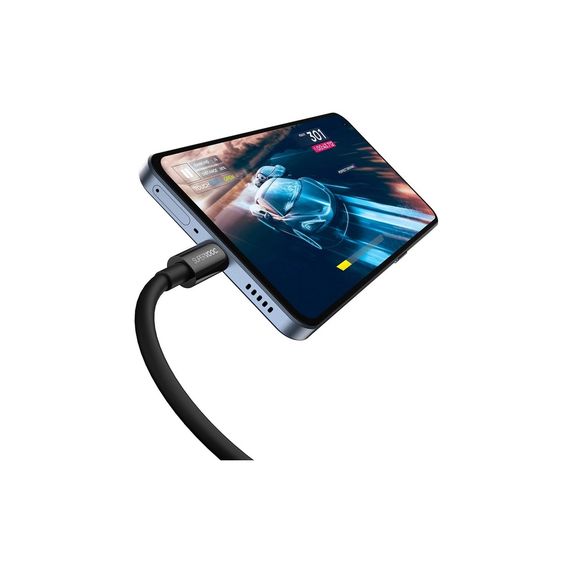 Дата кабель USB 2.0 AM to USB-C 1.0m Superior Fast Charging 60W black Baseus (CAYS000901) | Зображення 3