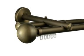 Zegar Карниз для штор подвійний Техно 20 Антик імпресійний, Куля