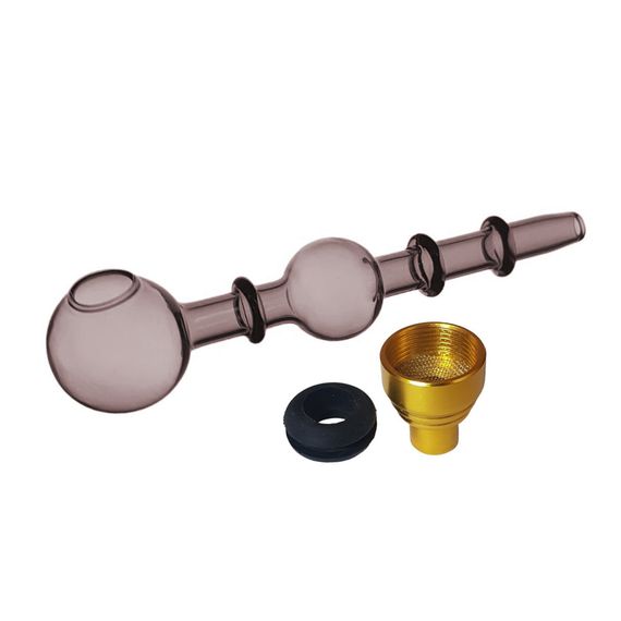 Скляна Труба Вапорайзер "Oil pipe Bamboo Pink" | Зображення 1