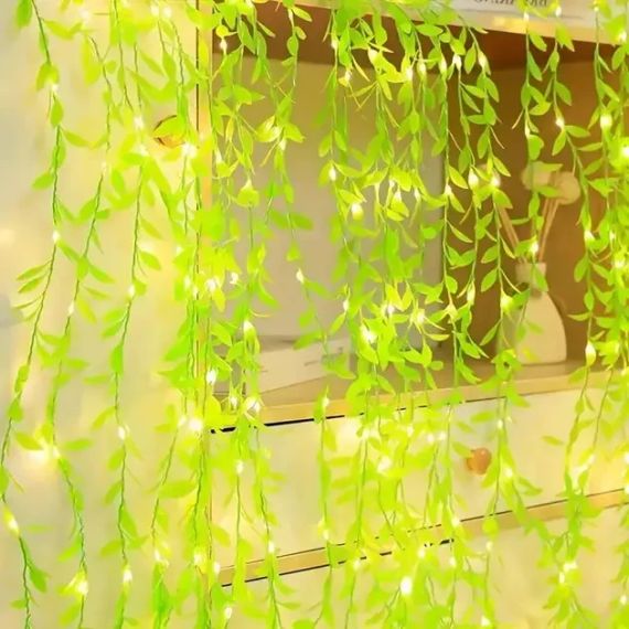 Гірлянда Роса з LED-підсвічуванням "Зелена Верба" ​​2, Тепле світло SF-56 | Зображення 1
