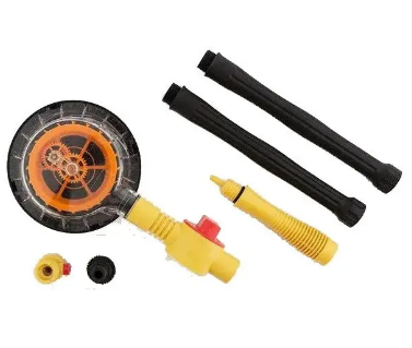 Вращающаяся насадка - щетка для шланга Water Blast Cleaner Roto Brush высокого давления с резервуаром для моющего средства | Зображення 4