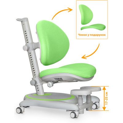 Детское кресло Mealux Ortoback Base Green (Y-508 KZ Base) | Зображення 2