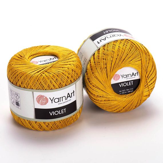 Пряжа YarnArt Violet номер кольору 4940 бавовна пряжа ярнарт віолет