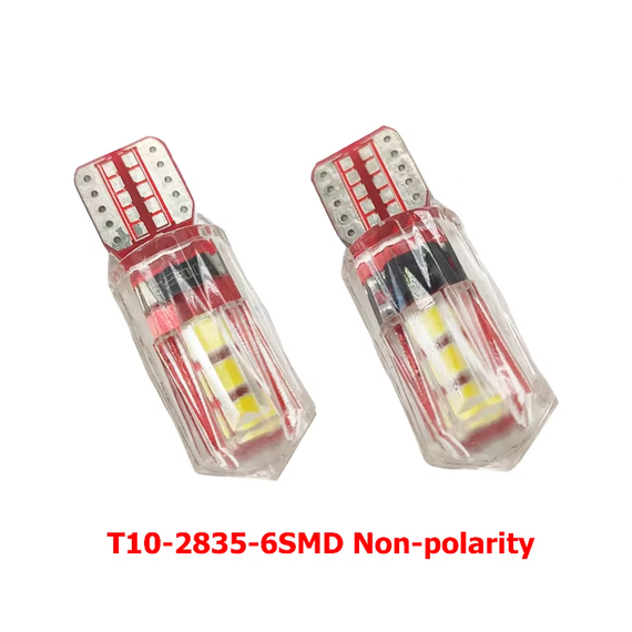 Автолампа Terra T10/ W5W, цоколь W2.1x9.5d, 2835-6SMD, 12В, біполярна, біла | Зображення 2