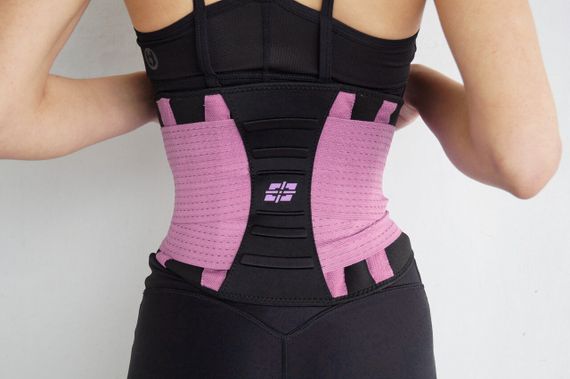 Пояс-корсет  для підтримки спини Power System PS-6031 Waist Shaper Pink S/M | Зображення 4