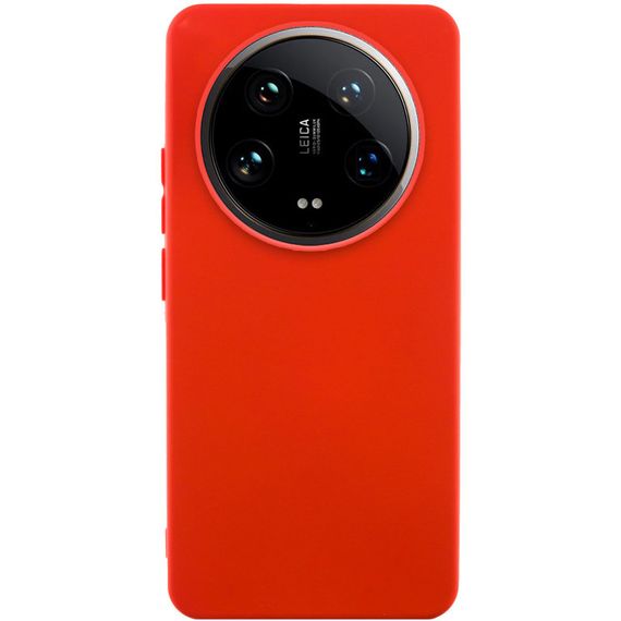 Чехол Silicone Cover Lakshmi (AAA) для Xiaomi 14 Ultra Красный / Red